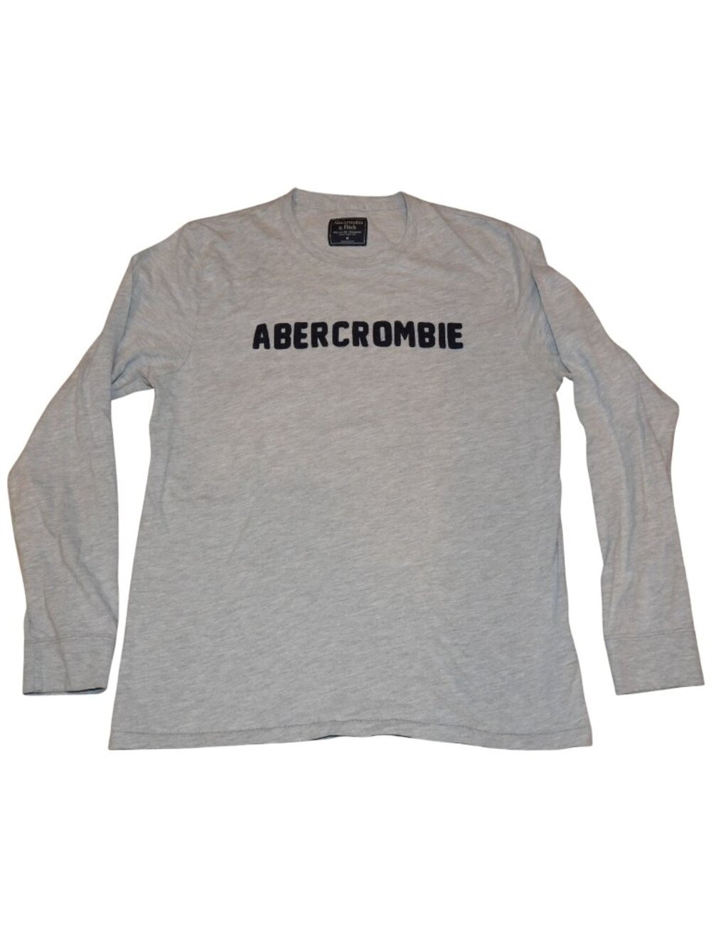 Vintage Abercrombie & Fitch Gray Long Sleeve T-Shirt Men's Medium